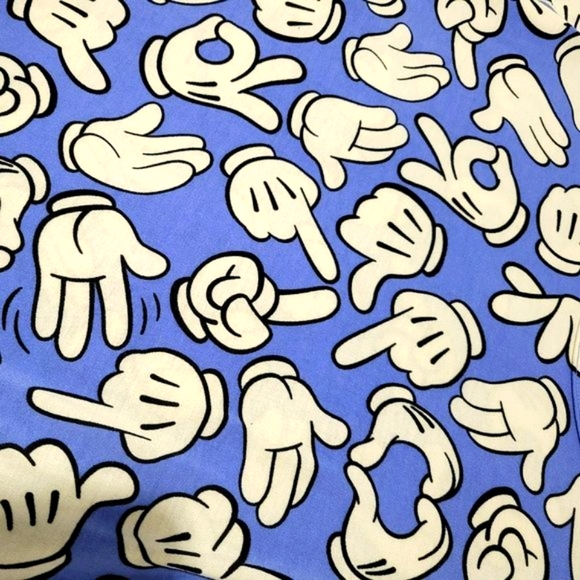 LuLaRoe XXS Disney Mickey Hand top - Picture 2 of 3